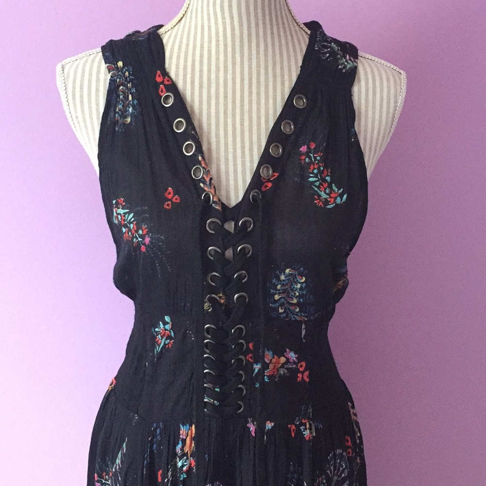 NWOT* FREE PEOPLE Mae West Maxi Dress - Picture 3 of 7